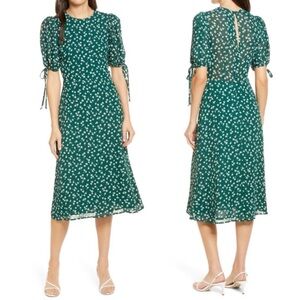 REFORMATION Oakley Floral Print Midi Dress Size 0